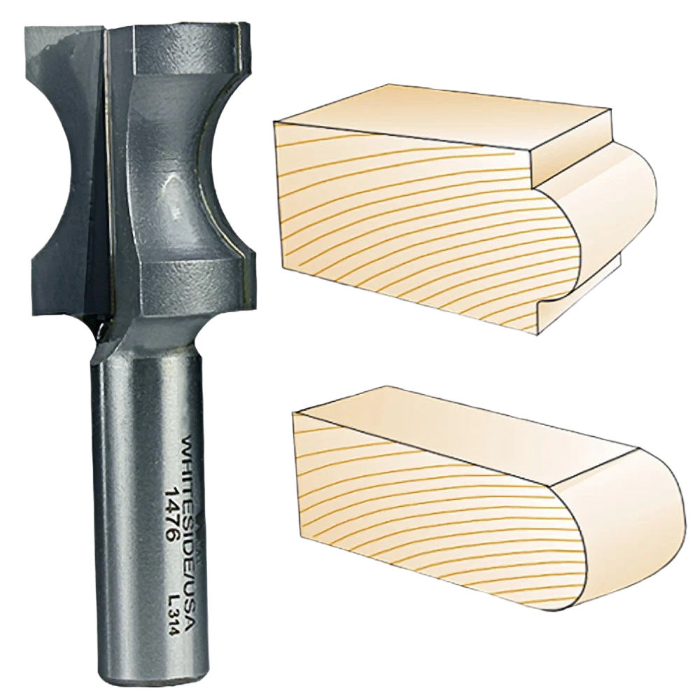 Consistent Whiteside Oval Edge Bit 1 2 in. SH x 3 4 in. BO x 3 16 in. BD Pure