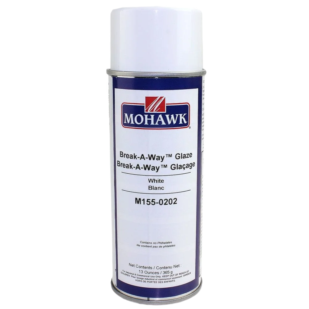 Optimized Mohawk Break-Away Glaze Aerosol White 13 oz Environmentally Friendly