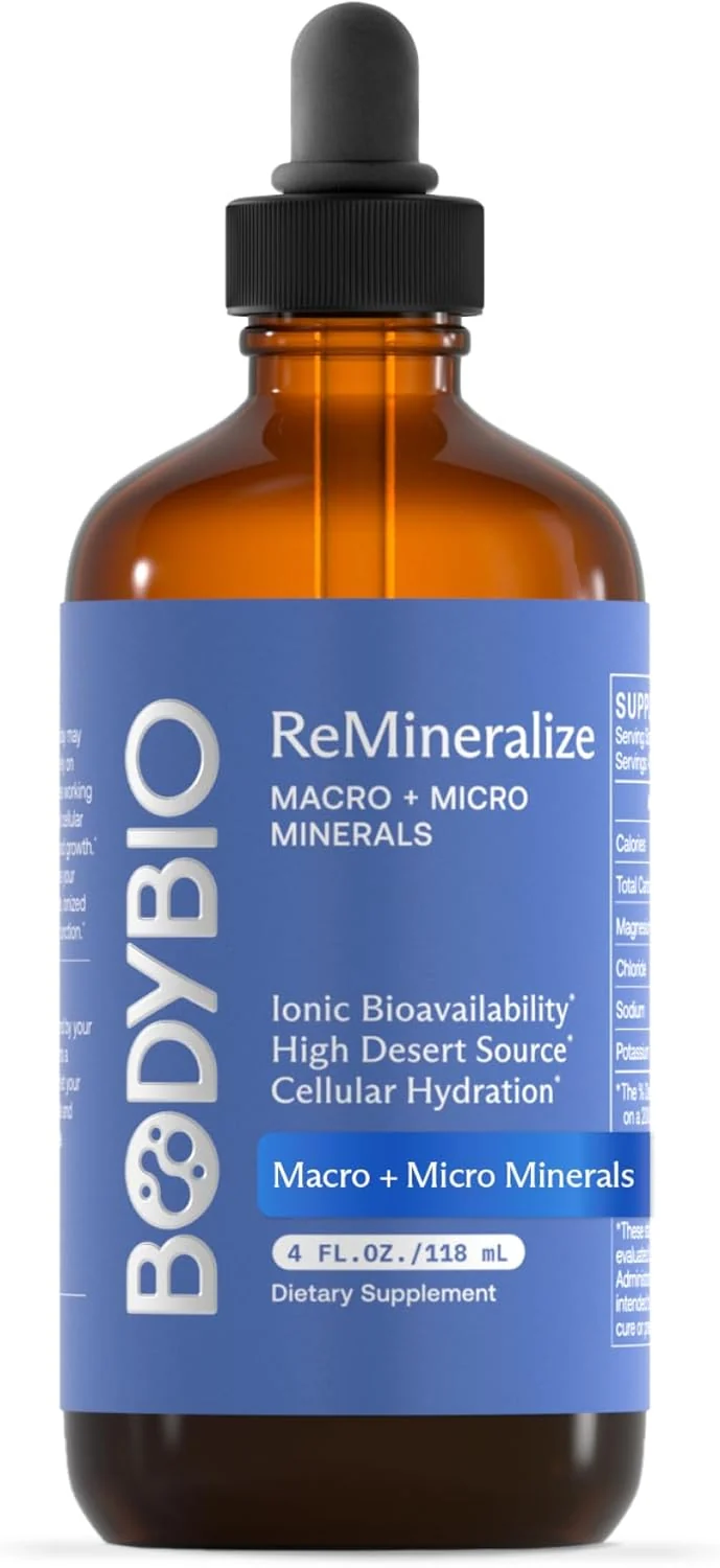 Functional BodyBio ReMineralize - Concentrated Ionic Trace Minerals to Hydrate Detox and Revitalize Your Cells Stylish