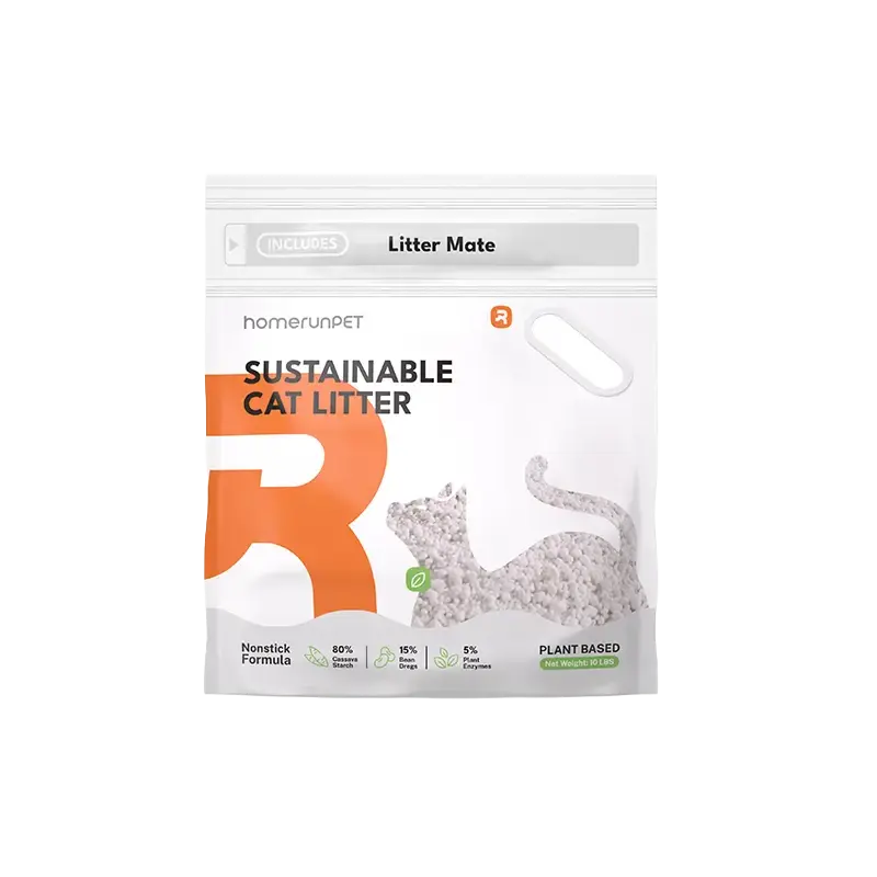 Authentic HomerunPet Tapioca Cat Litter - 10lb Easy-to-Use