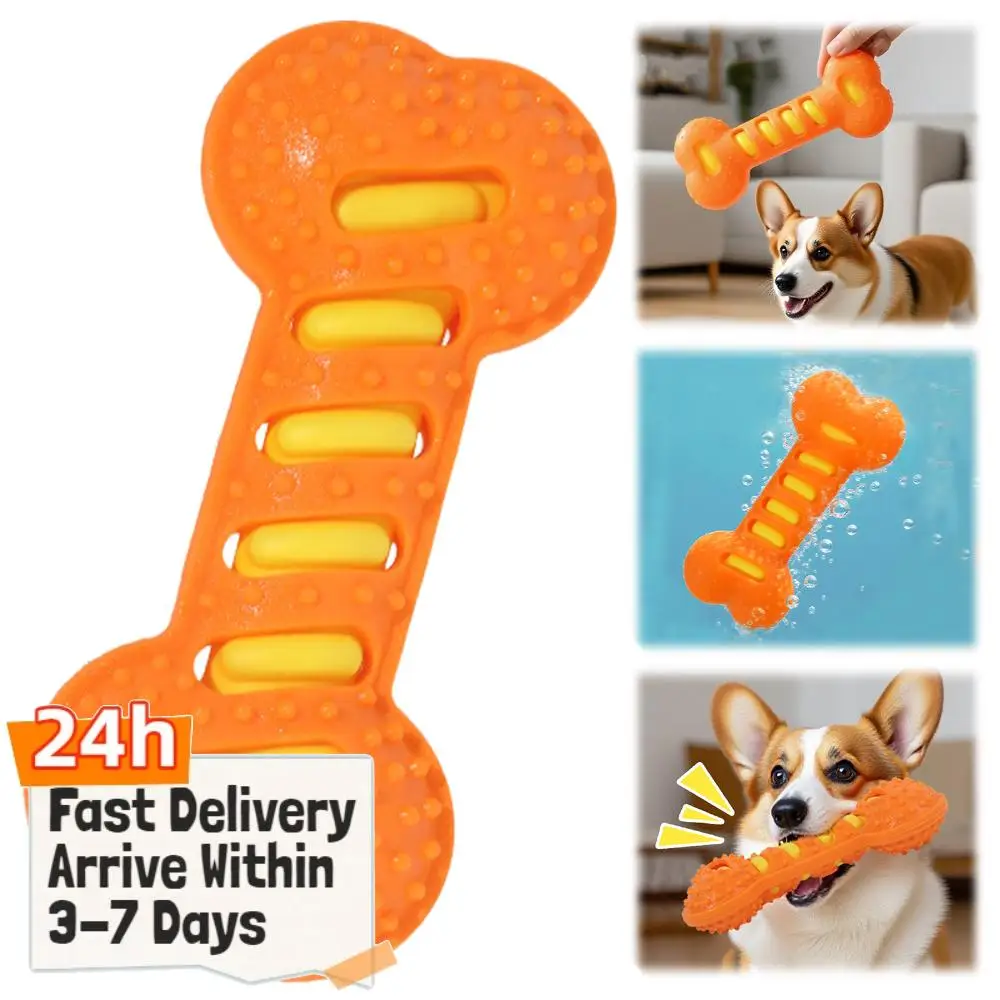 Powerful Premium Dog Dental Toy Set Textured Squeaky Bones Elite