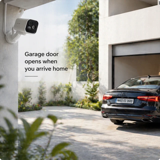Easy-to-Use Smart Outdoor Camera AI Face Detection Convenient