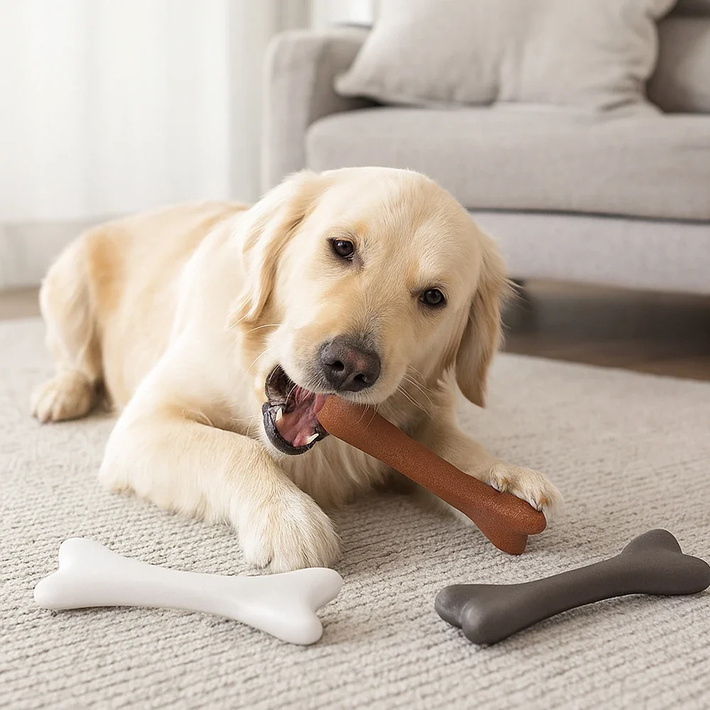 Breathable Premium Flavoured Nylon Bone Chew For Dental Care Comfortable