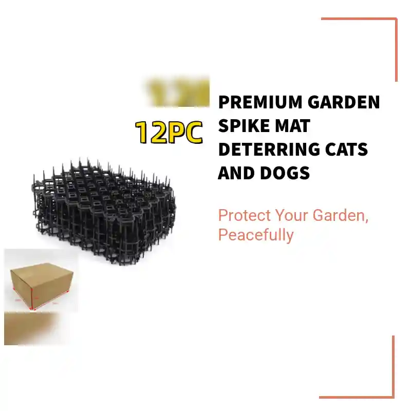 Official Premium Garden Spike Mat Deterring Cats And Dogs Relaxed