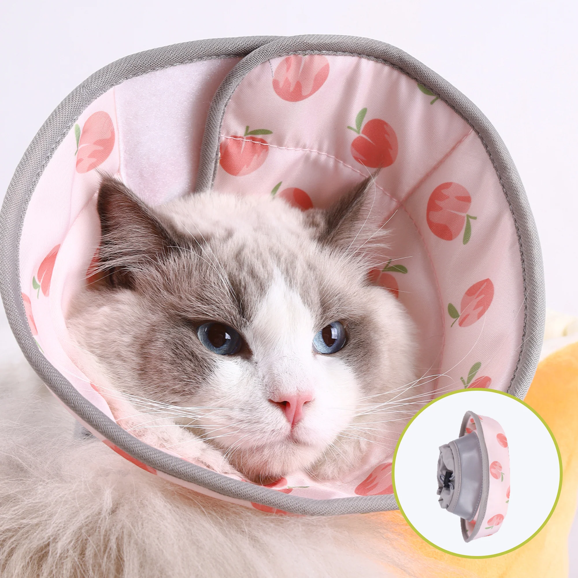 Durable PawsPik® Adjustable Dog Cat Recovery Collar Soft Cone Healthy
