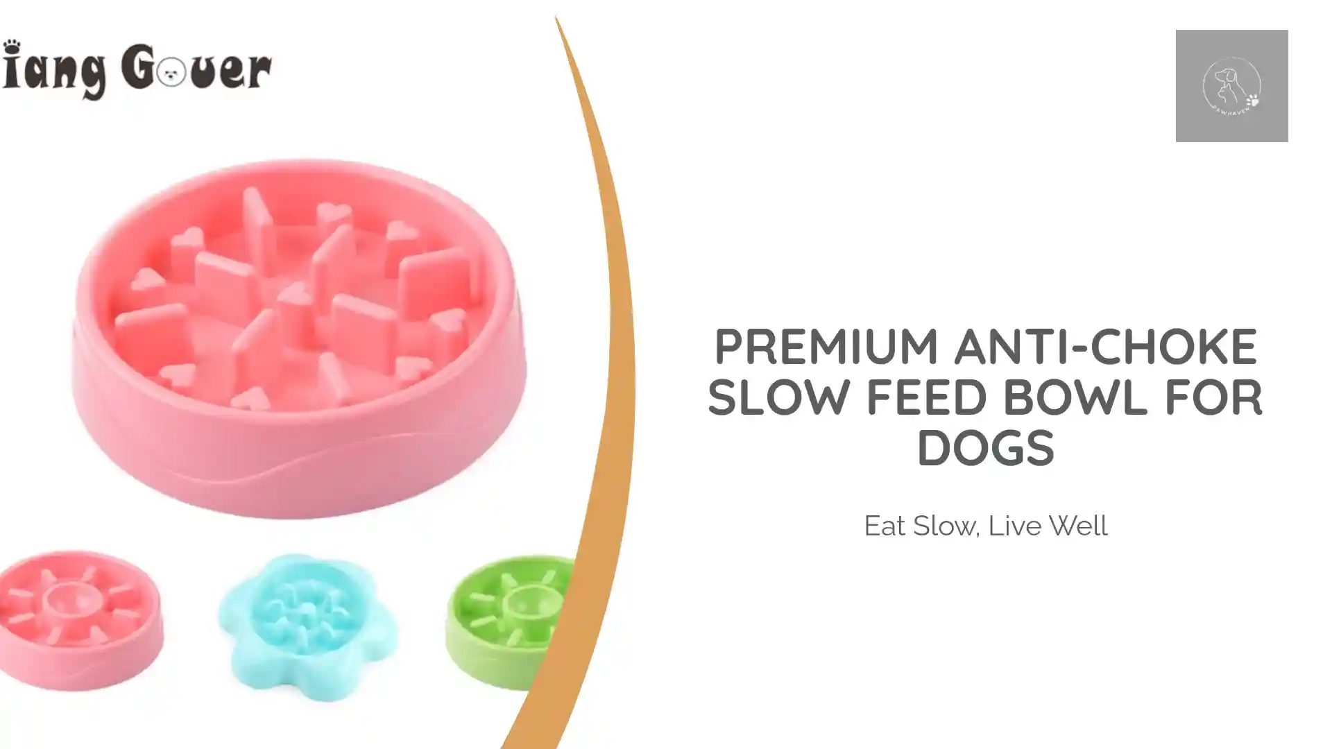 Safe Premium Anti-Choke Slow Feed Bowl For Dogs Next-Generation