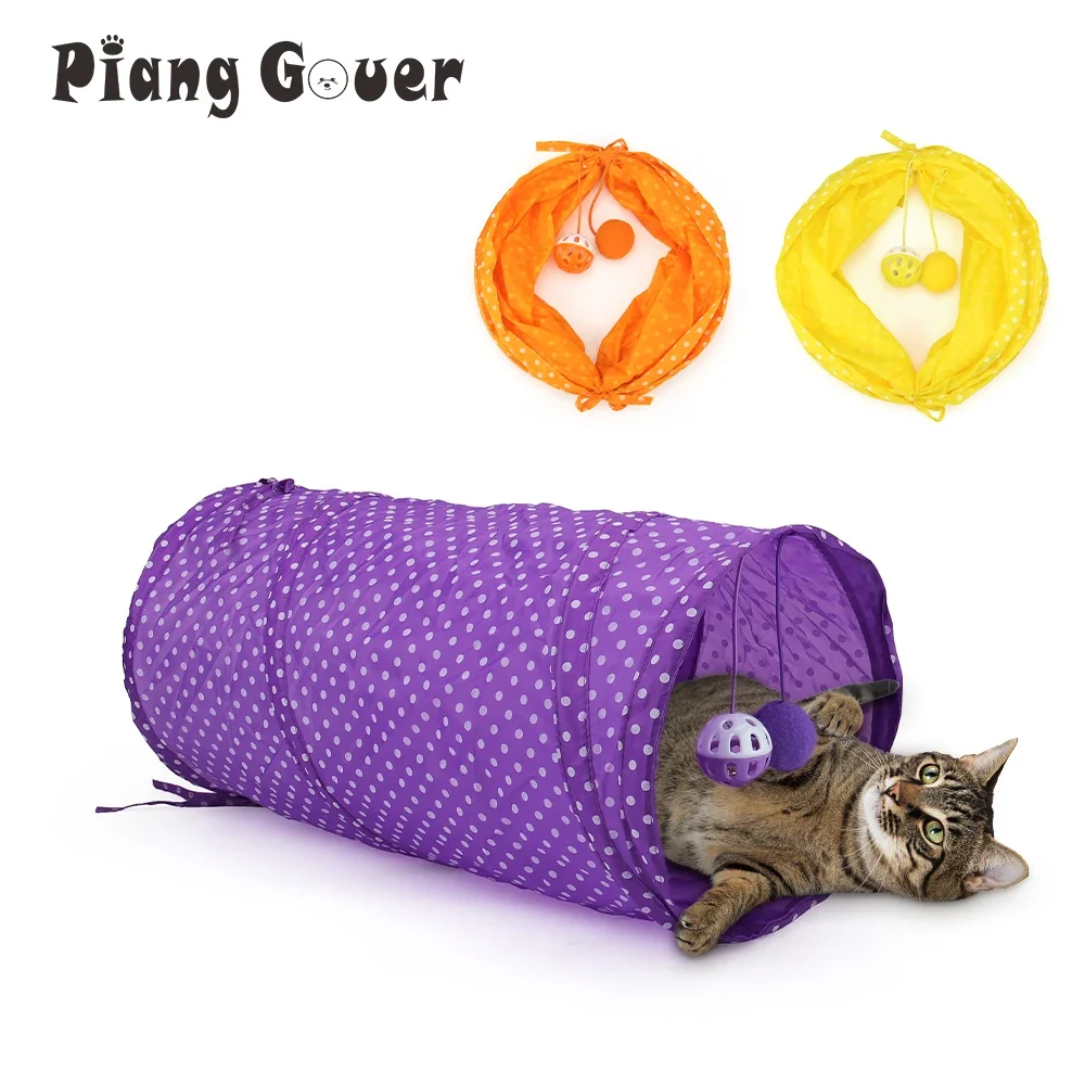 Classic Premium Foldable Cat Tunnel For Playful Kittens Long-Lasting