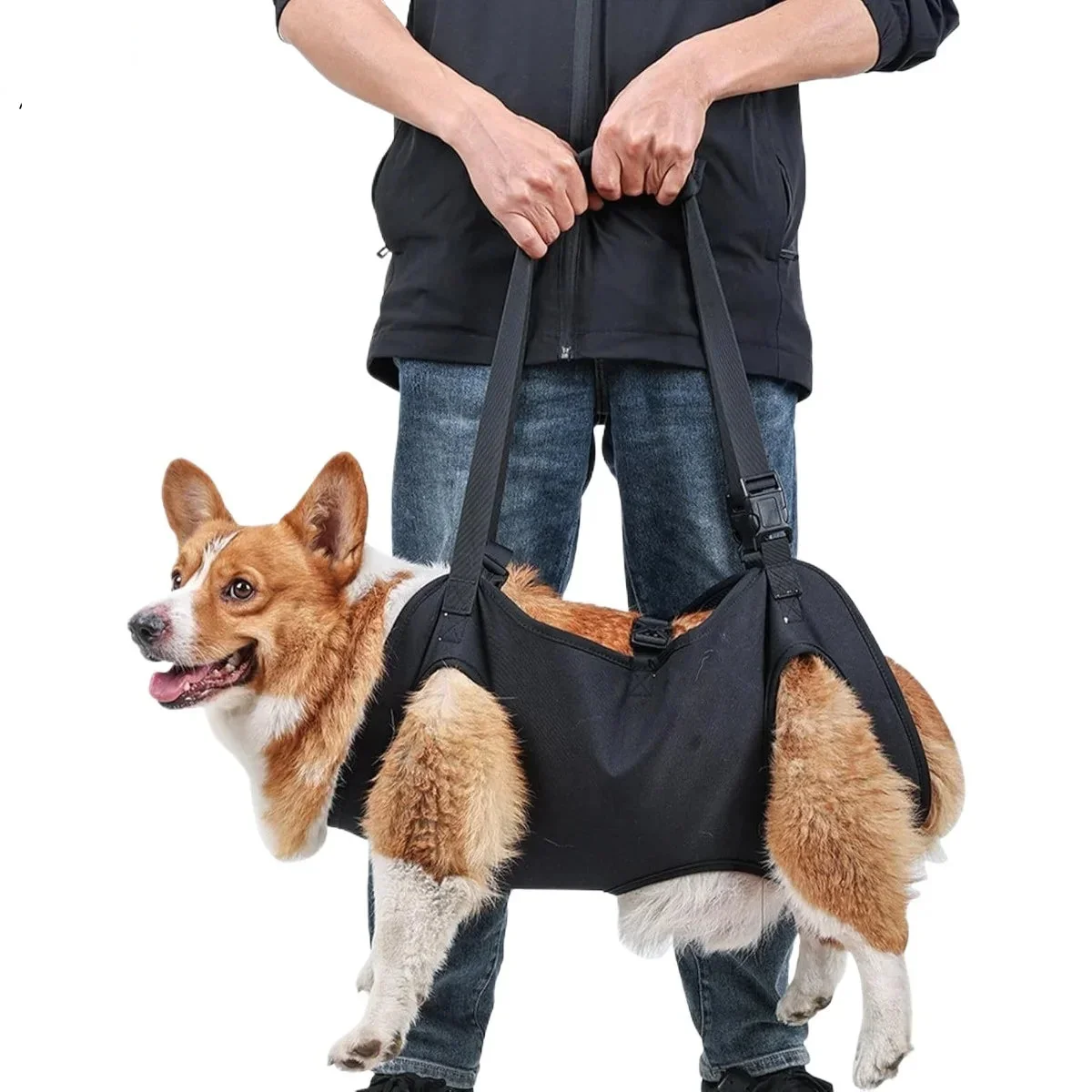 Verified Full Body Dog Lift Harness - Adjustable Support Sling for Mobility and Rehabilitation Convenient
