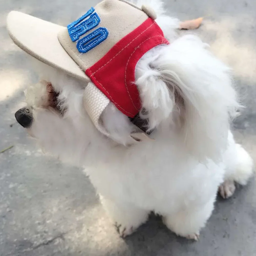 Contemporary Pet Baseball Cap - Summer Sun Protection Visor Hat for Small Dogs Dependable