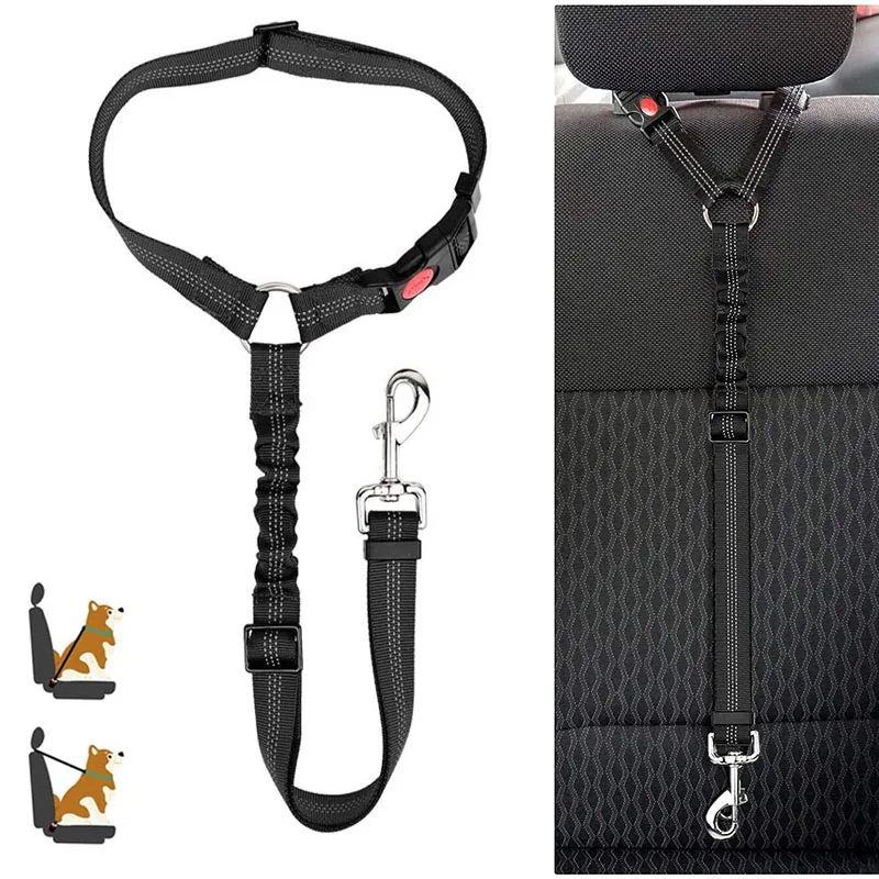 Consistent Reflective Dog Car Seat Belt and Walking Leash for Small Dogs Superior