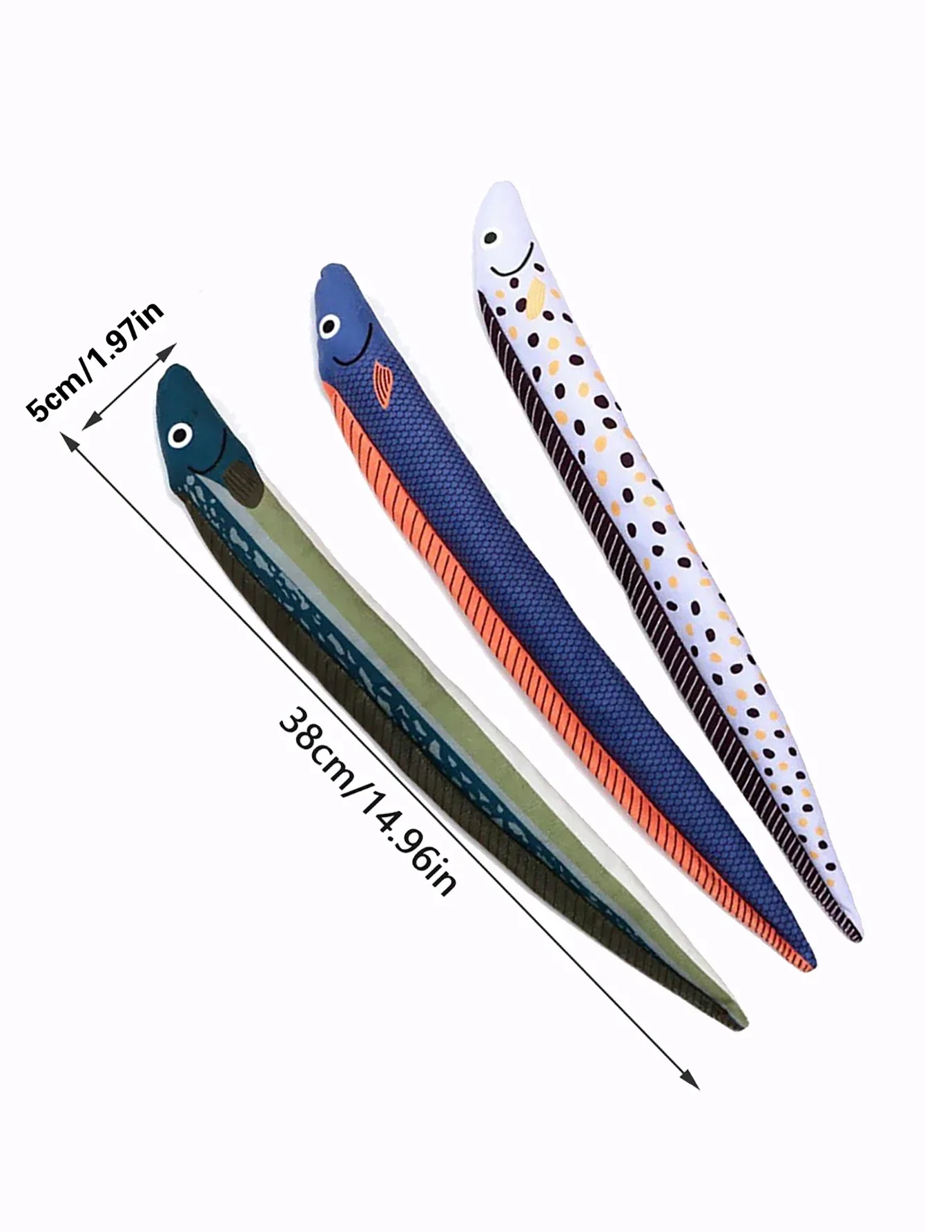 World-Class Eel-Shaped Catnip Toy Authentic