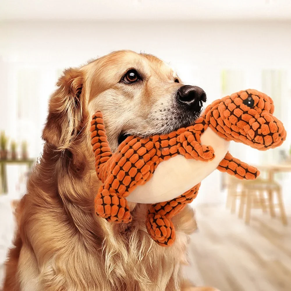 Professional Plush Dinosaur Pet Toy Flexible