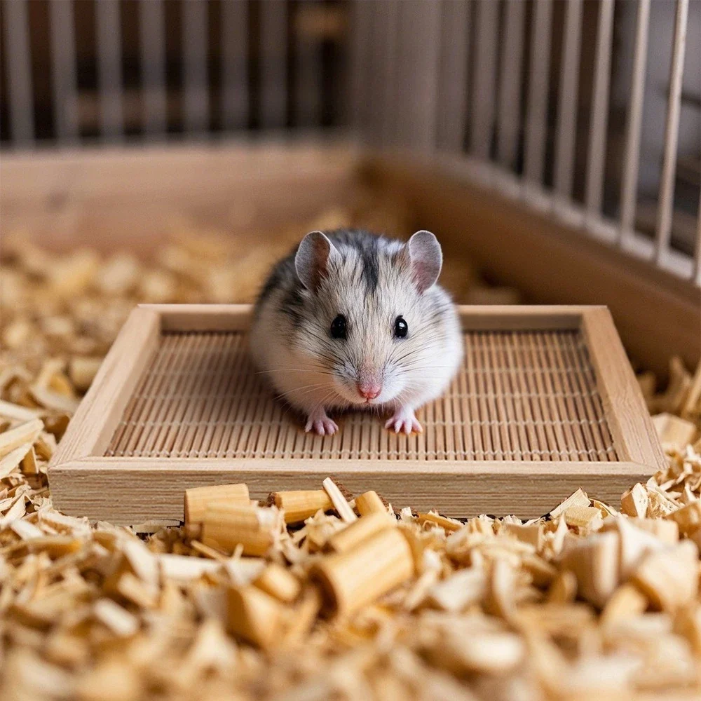 Trusted Bamboo Cooling Mat for Hamsters and Small Pets Contemporary