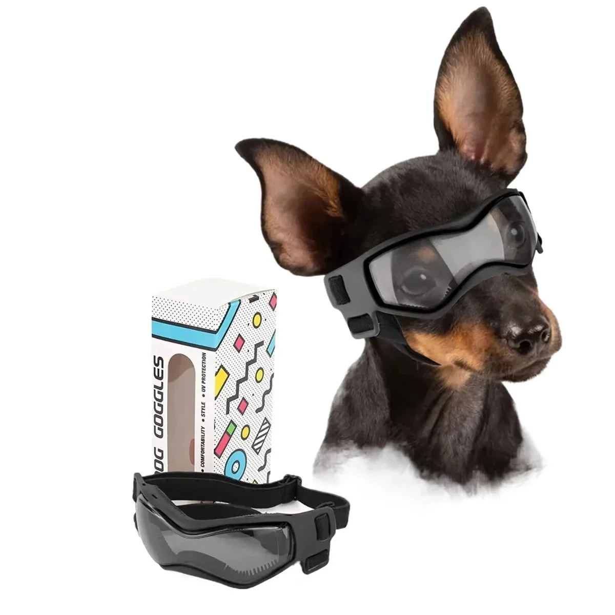 Excellent Dog Goggles for Small Breeds - UV Protection Sunglasses for Puppies Consistent