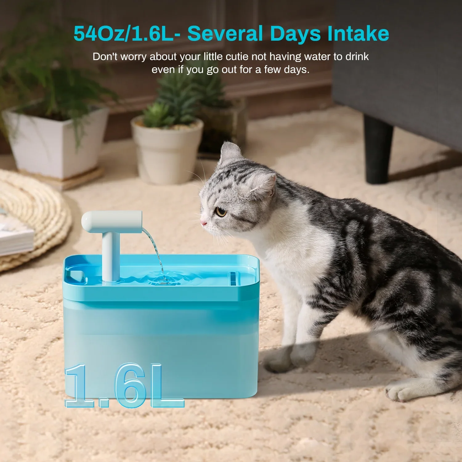 Traditional Automatic Pet Water Fountain with Sensor Outstanding