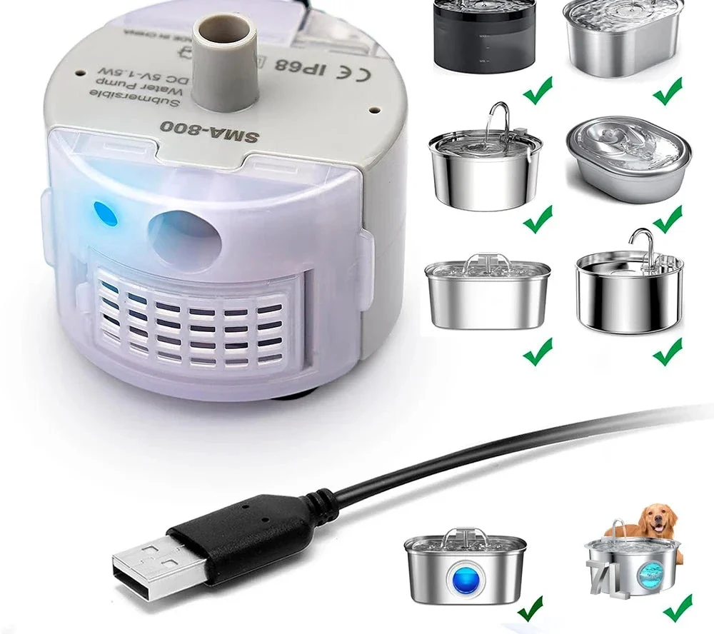 User-Friendly Ultra-Quiet Brushless Water Pump for Pet Fountain Healthy