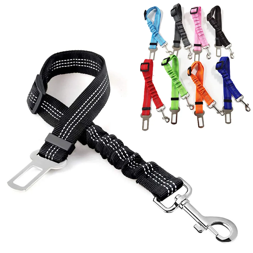 Specialty Retractable Dog Car Seat Belt with Reflective Safety Healthy