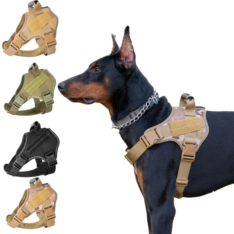 Unique Tactical Dog Training Vest Harness – No-Escape Design Exceptional