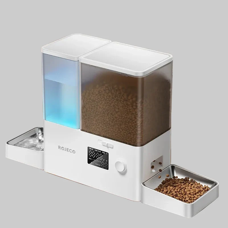 Traditional 2-in-1 Automatic Pet Feeder Gravity Water Fountain 8.5L Reliable