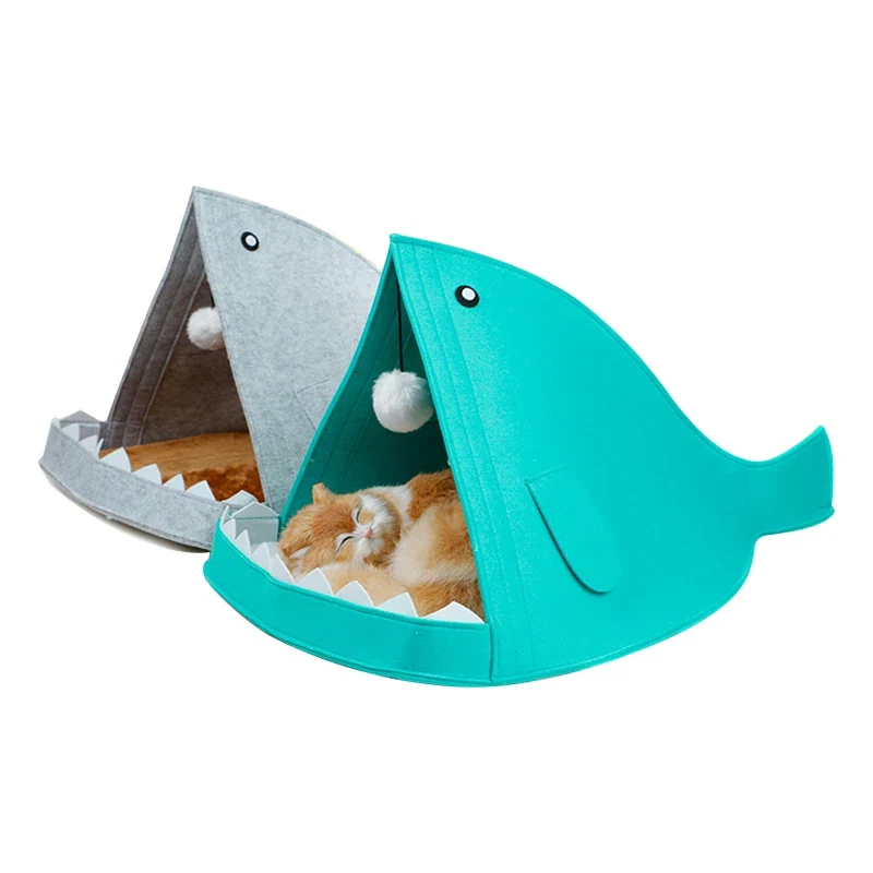 Casual Shark Pet Bed Cushion Mat for Dogs Cats World-Class