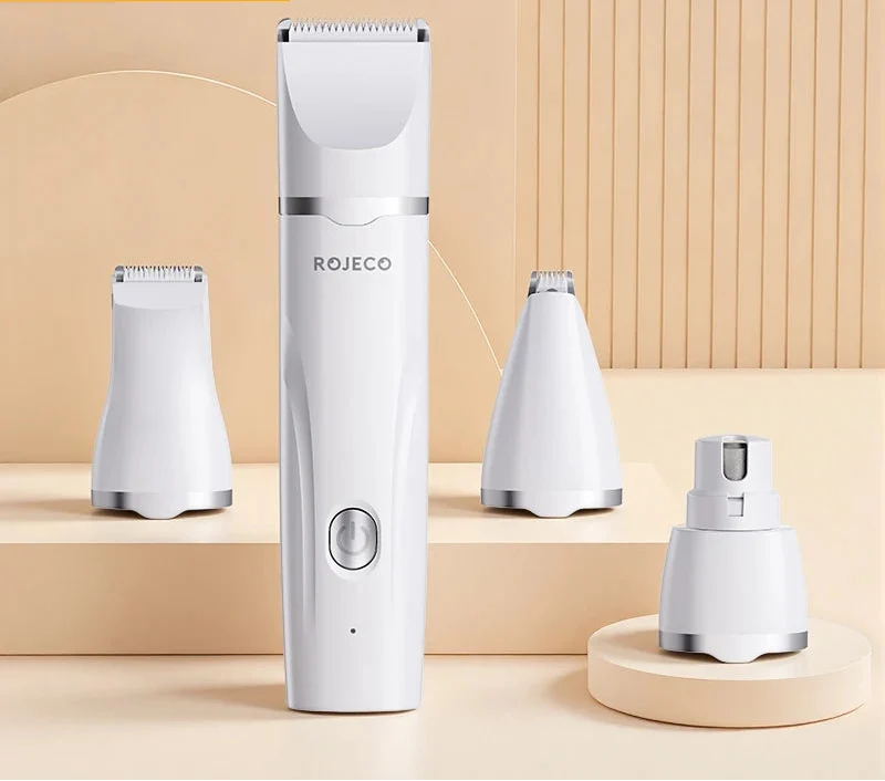 Trendy 4-in-1 Electric Pet Grooming Clipper Kit Traditional
