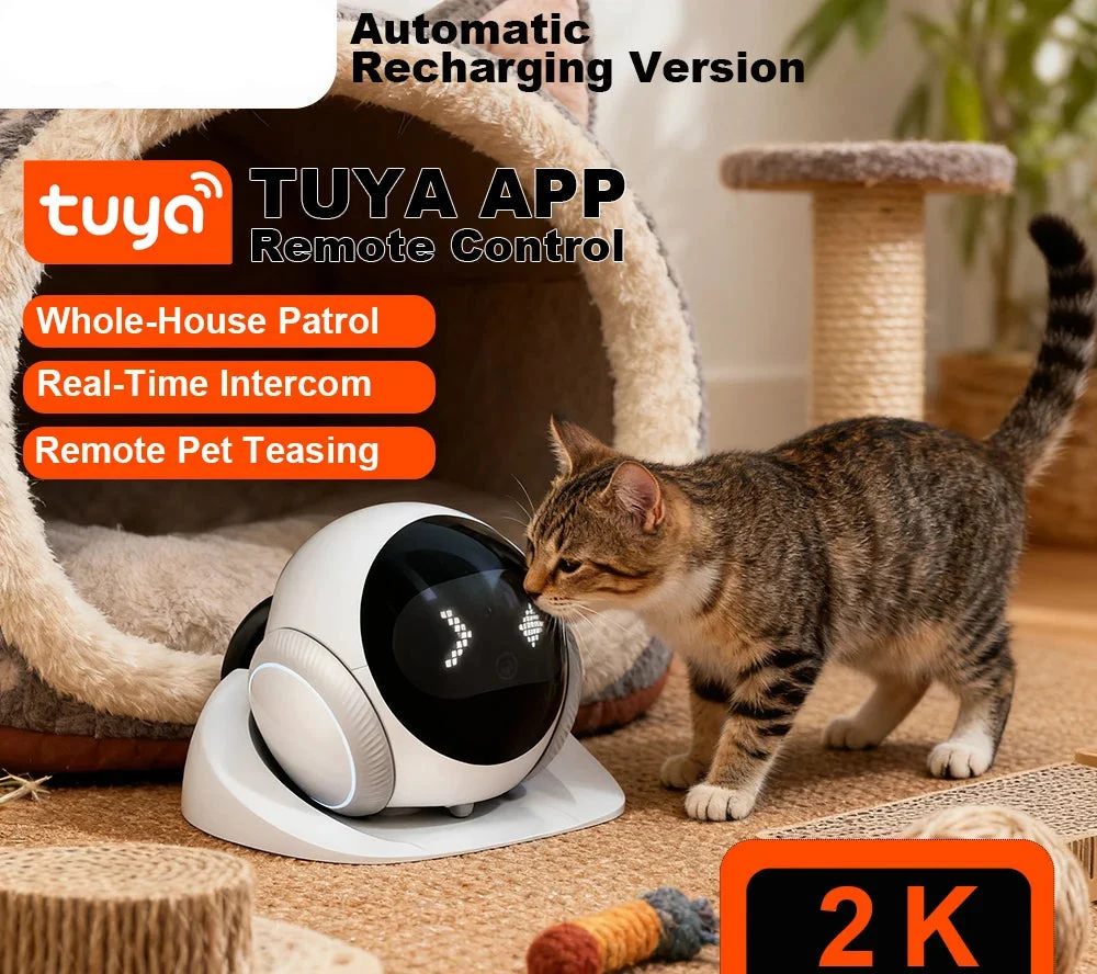 Trusted Auto-Charging Robot Pet Camera with HD 5G Wi-Fi Night Vision Healthy