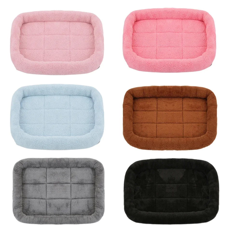 Safe Soft Plush Pet Bed Mat – Calming Cushion for Cats Dogs S to XXL User-Friendly