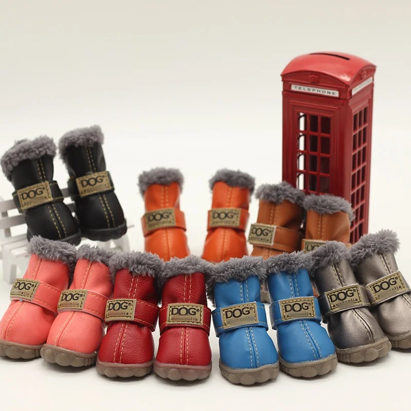 Smart Waterproof Winter Snow Boots for Small Dogs – Set of 4 Next-Generation