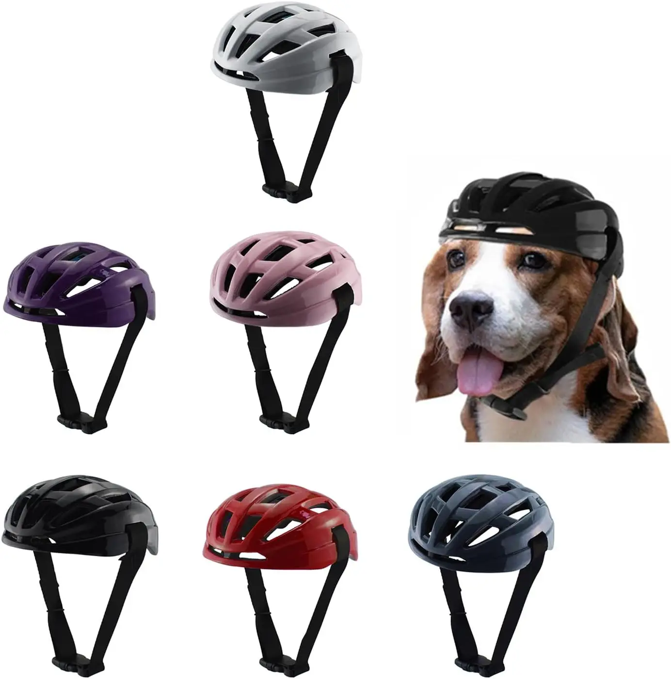 Trendy Adjustable Safety Helmet for Dogs – Outdoor Motorcycle Durable