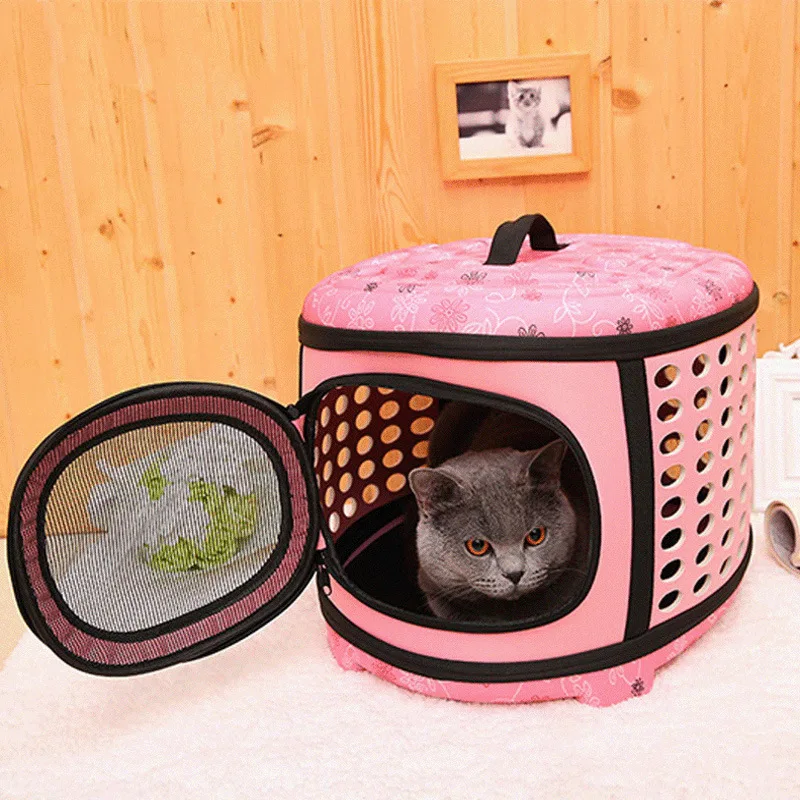 Certified EVA Mesh Pet Carrier Sling Bag for Cats Dogs Rabbits Modern
