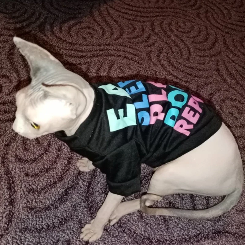 Casual Printed Cotton T-Shirt Vest for Cats Small Dogs Exclusive