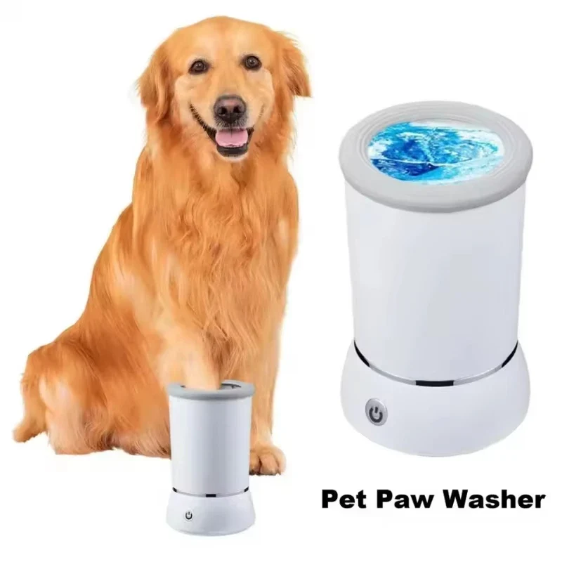 Relaxed Electric Dog Paw Washing Cup One-Touch Auto Clean Elegant