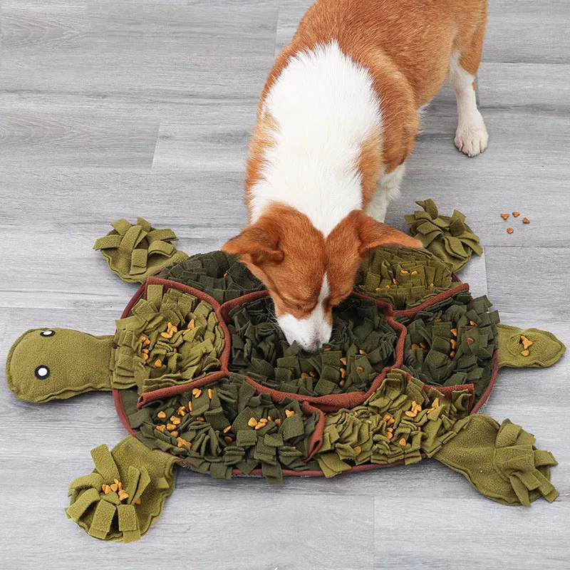 World-Class Animal-Shaped Dog Snuffle Mat — Foldable with Hidden Squeaker Professional