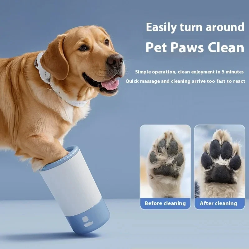 Solid Portable Electric Pet Paw Cleaner Low Noise Waterproof Dependable