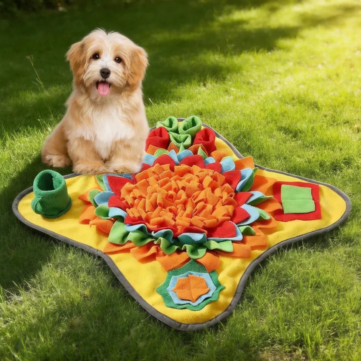 Exceptional Interactive Dog Snuffle Mat — Foraging Puzzle for Boredom Relief Proven