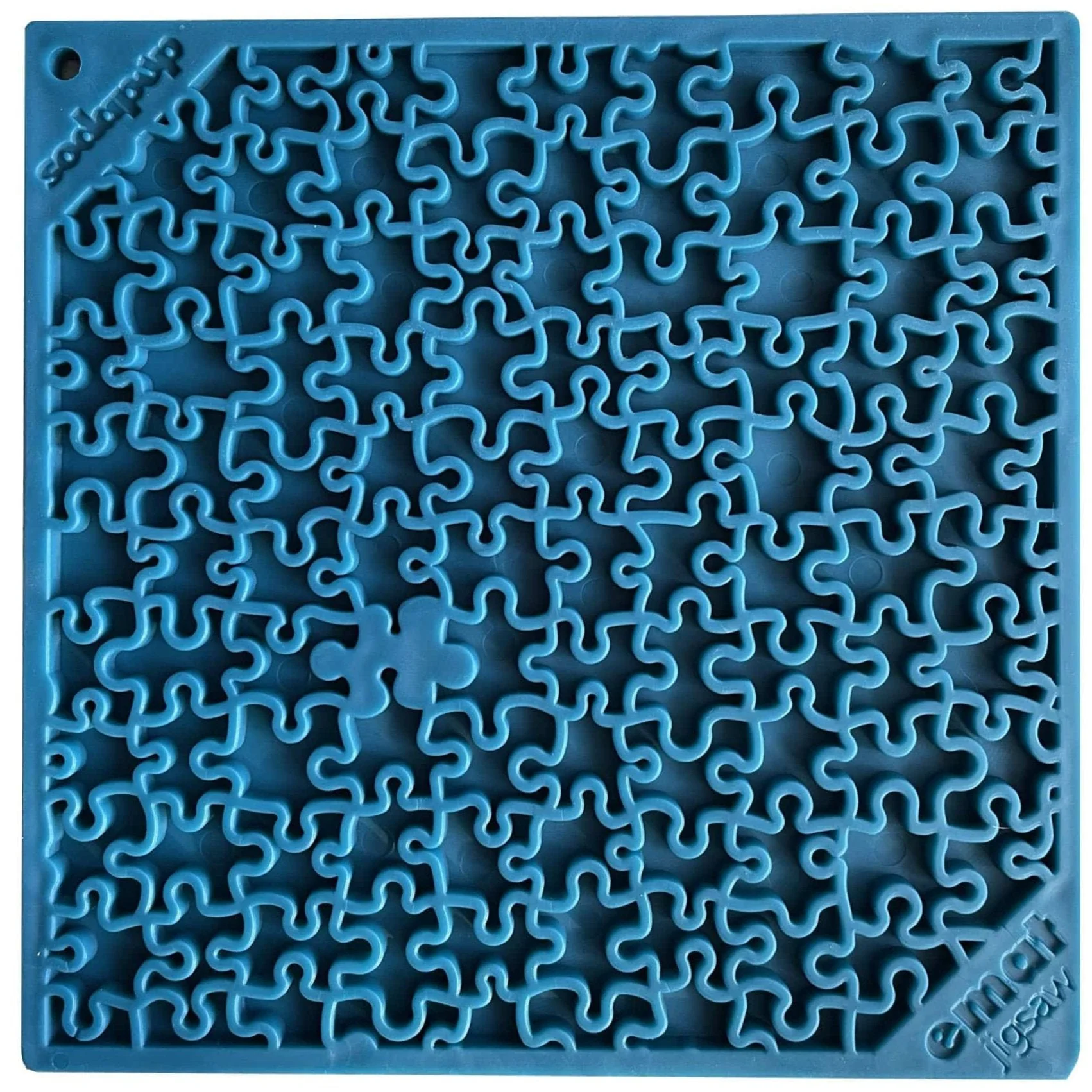 Premium Jigsaw Puzzle eMat - Enrichment Lick Mat for Dogs and Cats eMat Enrichment Toy for Anxiety Relief USA Made Premium Material