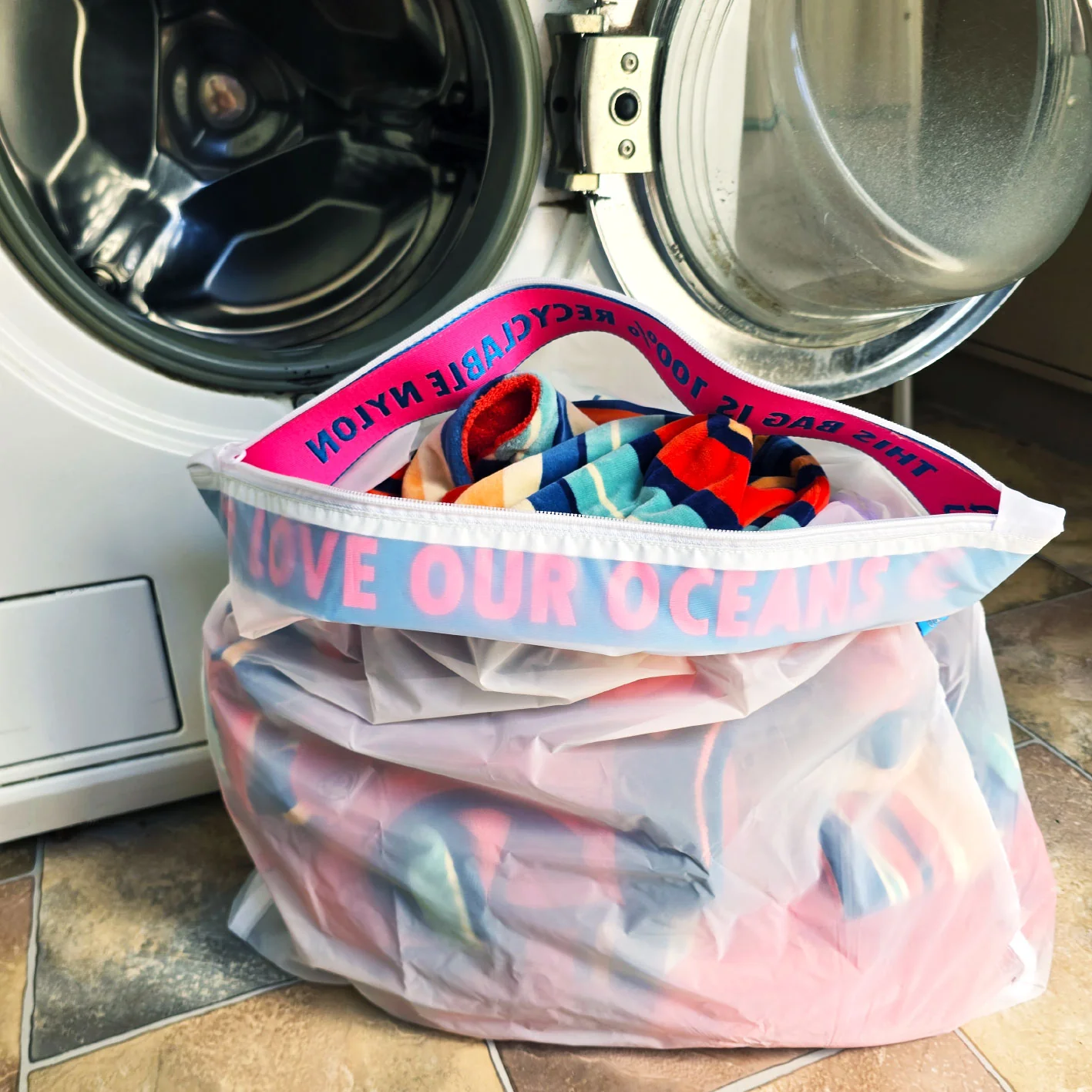 Eco-Friendly Microplastic Catching Laundry Wash Travel Bag Luxury