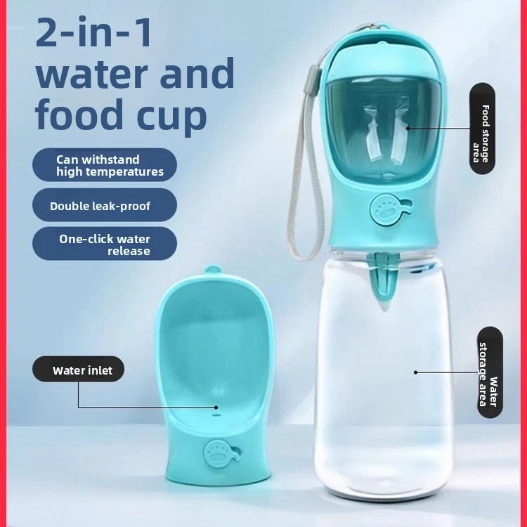 High-End Pets ™ Portable Pet Water Food Bottle Premium Material