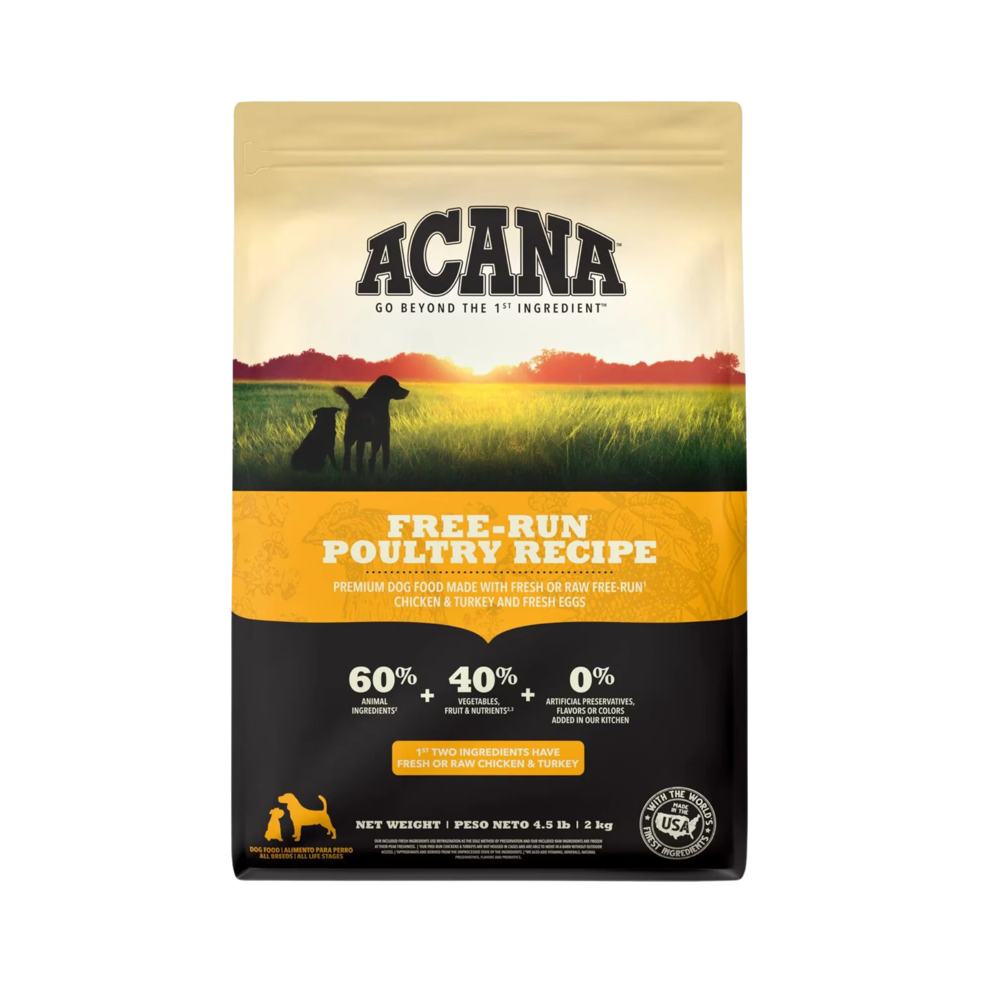 Sophisticated Acana -Run Poultry Recipe Dry Dog Food Next-Generation