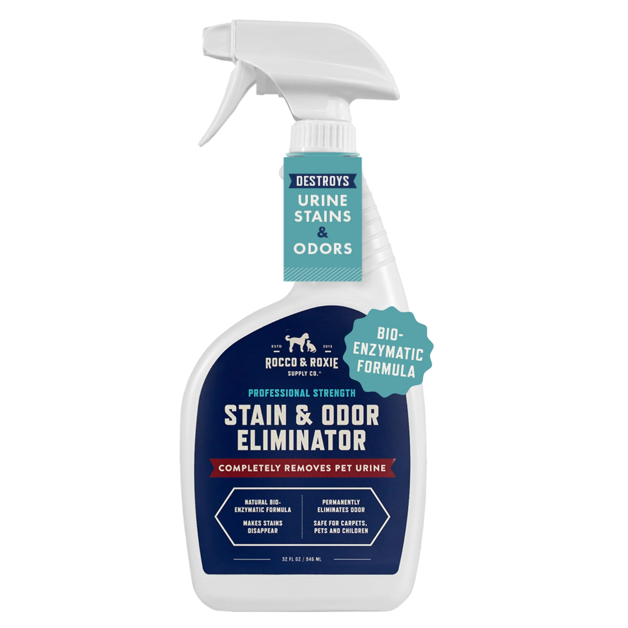 Recyclable Rocco Roxie Stain Odour Eliminator with Enzymes – Pet Cleaner 32 fl oz Healthy
