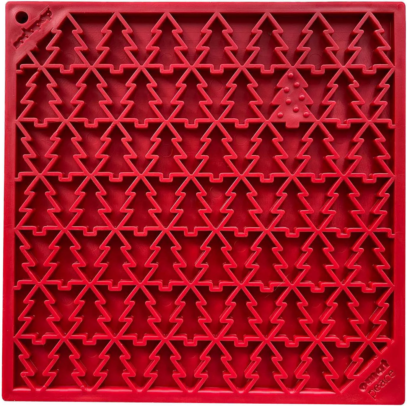 Elite Peace Christmas Tree emat - Enrichment Lick Mat for Dogs and Cats Christmas Tree design SodaPup Efficient
