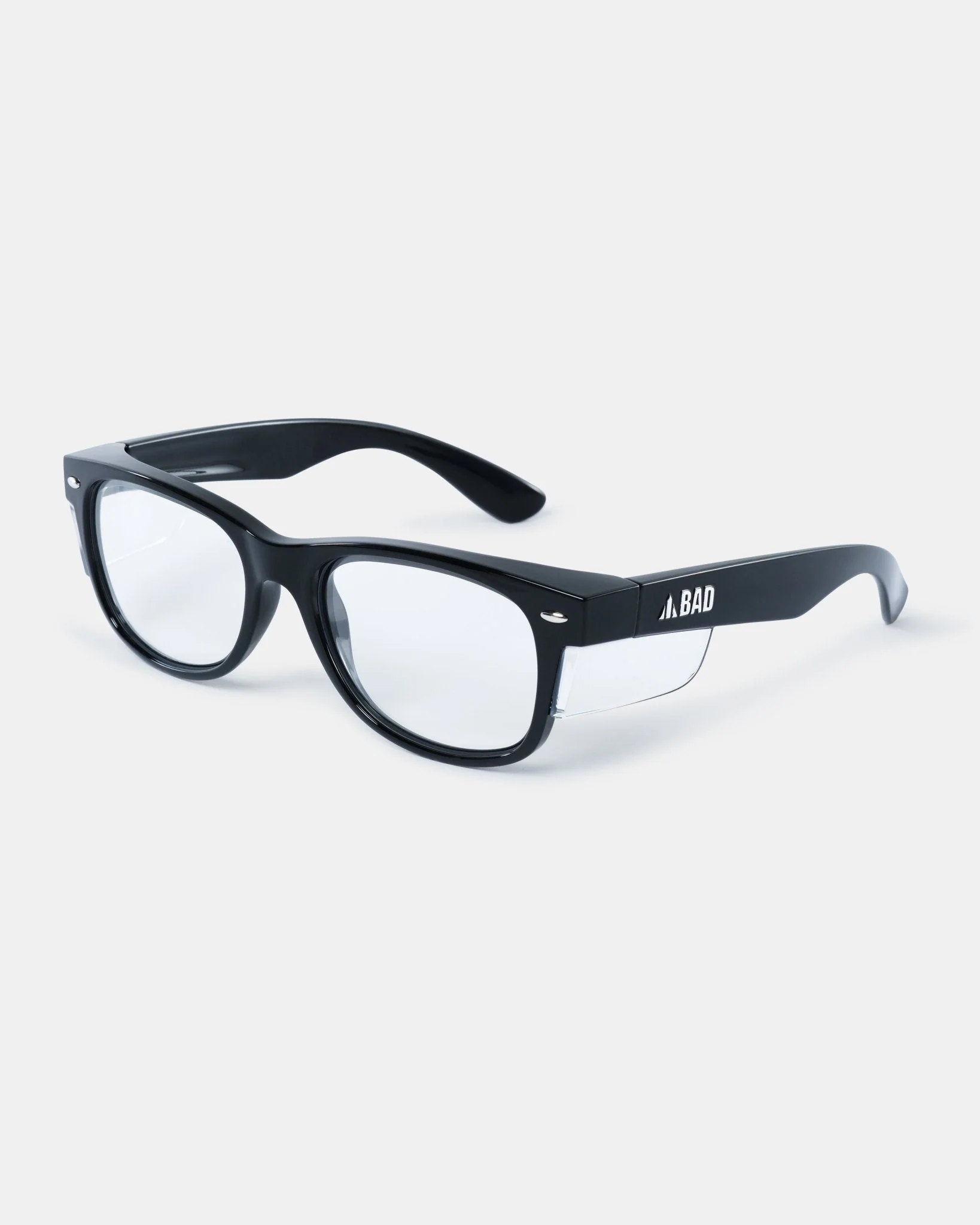First-Class BAD LUCID™ SAFETY GLASSES BLACK CLEAR Sustainable