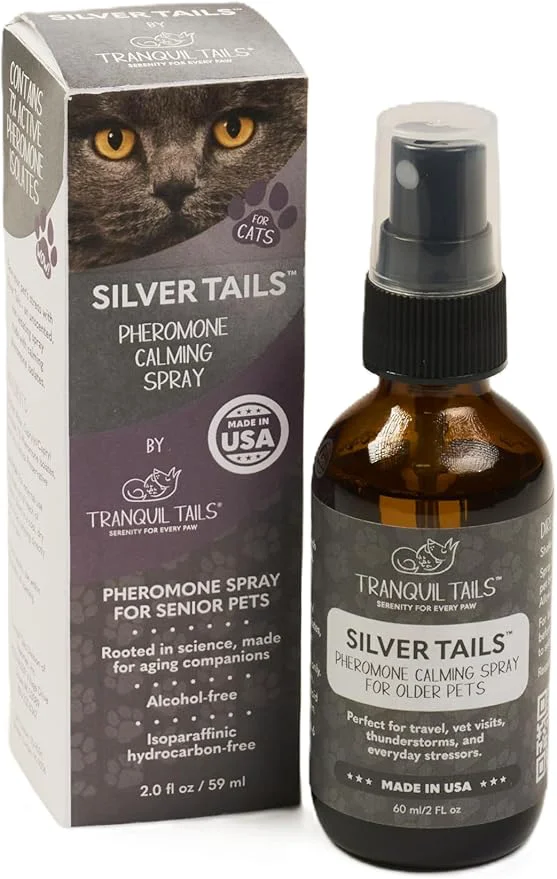 Versatile Silver Tails Pheromone Calming Spray for CatsAbout This Relaxed