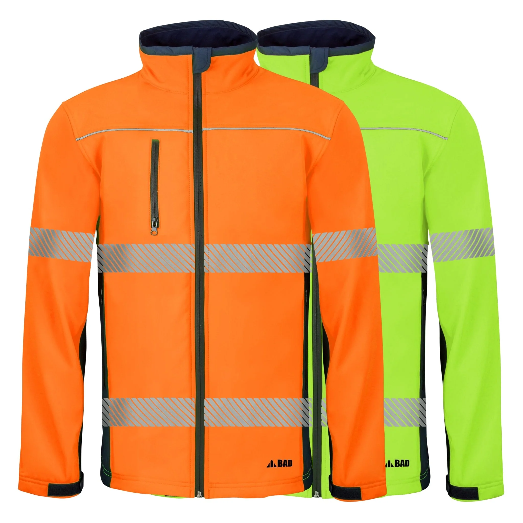 Casual BAD WATERPROOF HI-VIS SOFTSHELL JACKET WITH 3M TAPE Organic