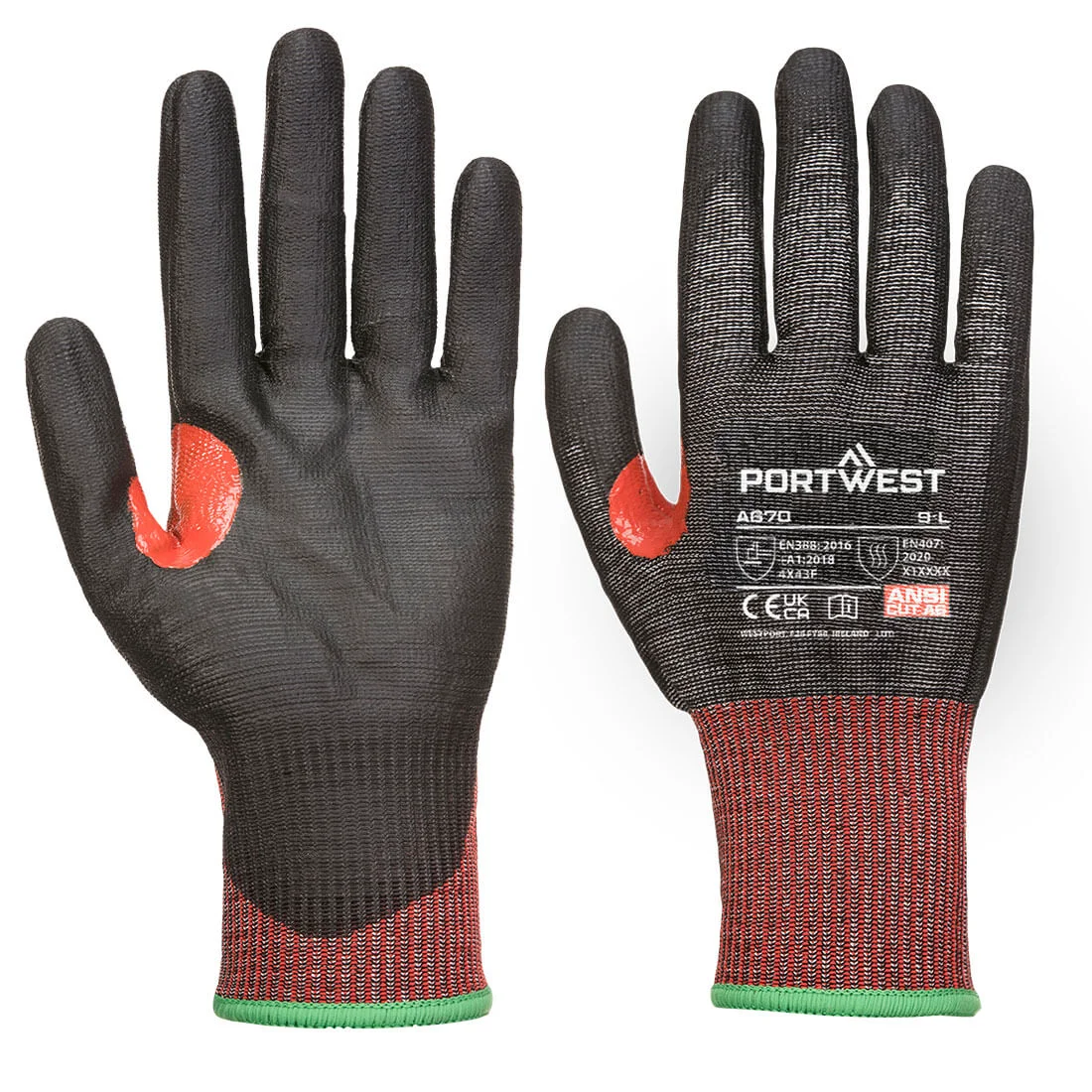 Soft A670 Portwest - CS Cut F13 PU Glove Reusable