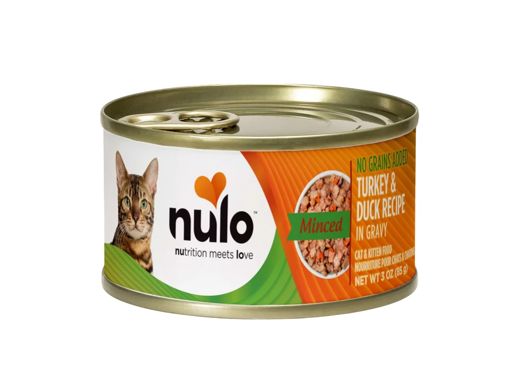 First-Class Turkey Duck Grain- Minced Wet Canned Cat Food 3 Ounce Pack of Elite