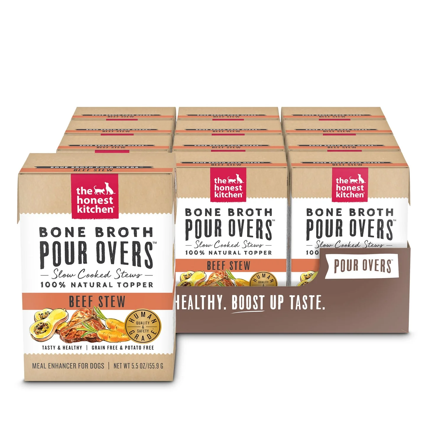 Responsible THE HONEST KITCHEN BONE BROTH POUR OVERS BEEF STEW Original