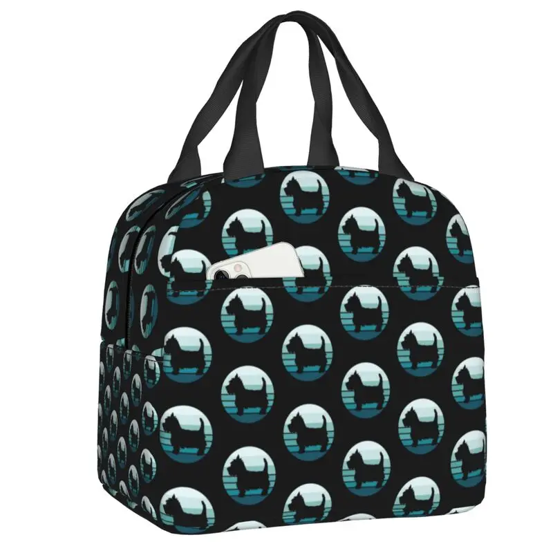 Practical West Highland White Terrier Dog Thermal Insulated Lunch Bag Exclusive