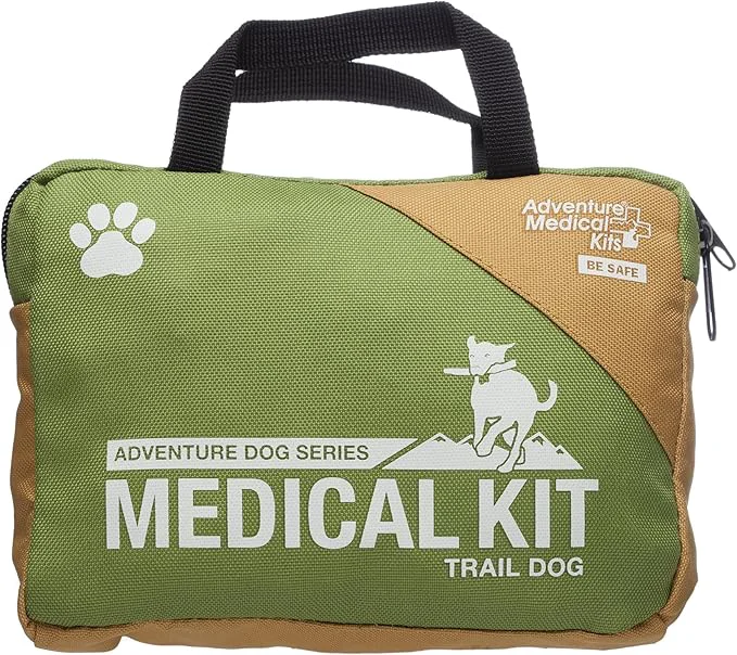 Prestigious Adventure Medical Kits Trail Dog Medical Kit - Pet First Aid Kit with Dressings Bandages Instruction Manual Tools - Lightweight Compact Dog Safety PackAbout ThisOverview Authentic