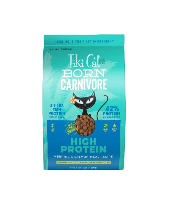 Comfortable Cat Born Carnivore High Protein Dry Cat Food Herring Salmon Meal Traditional
